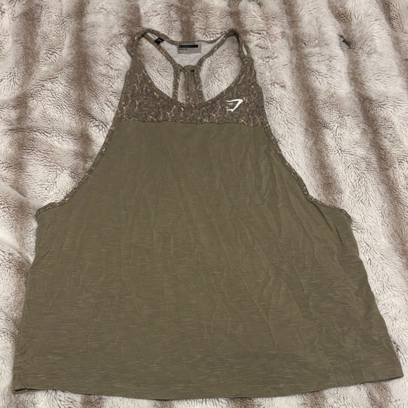 GymShark Olive Green Tank Top by [Brand] - Picture 1 of 11